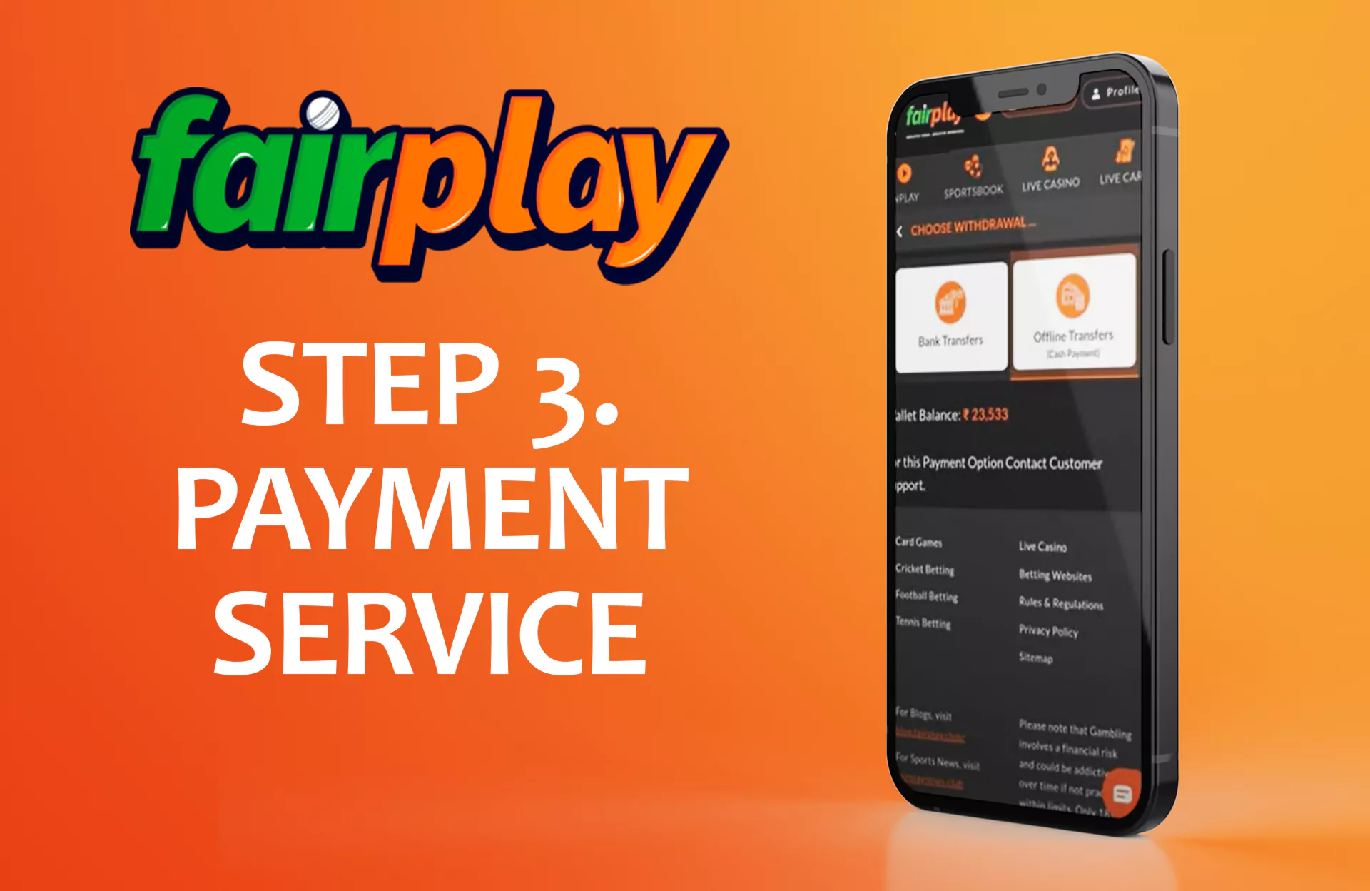 Pick one of the available payment systems.