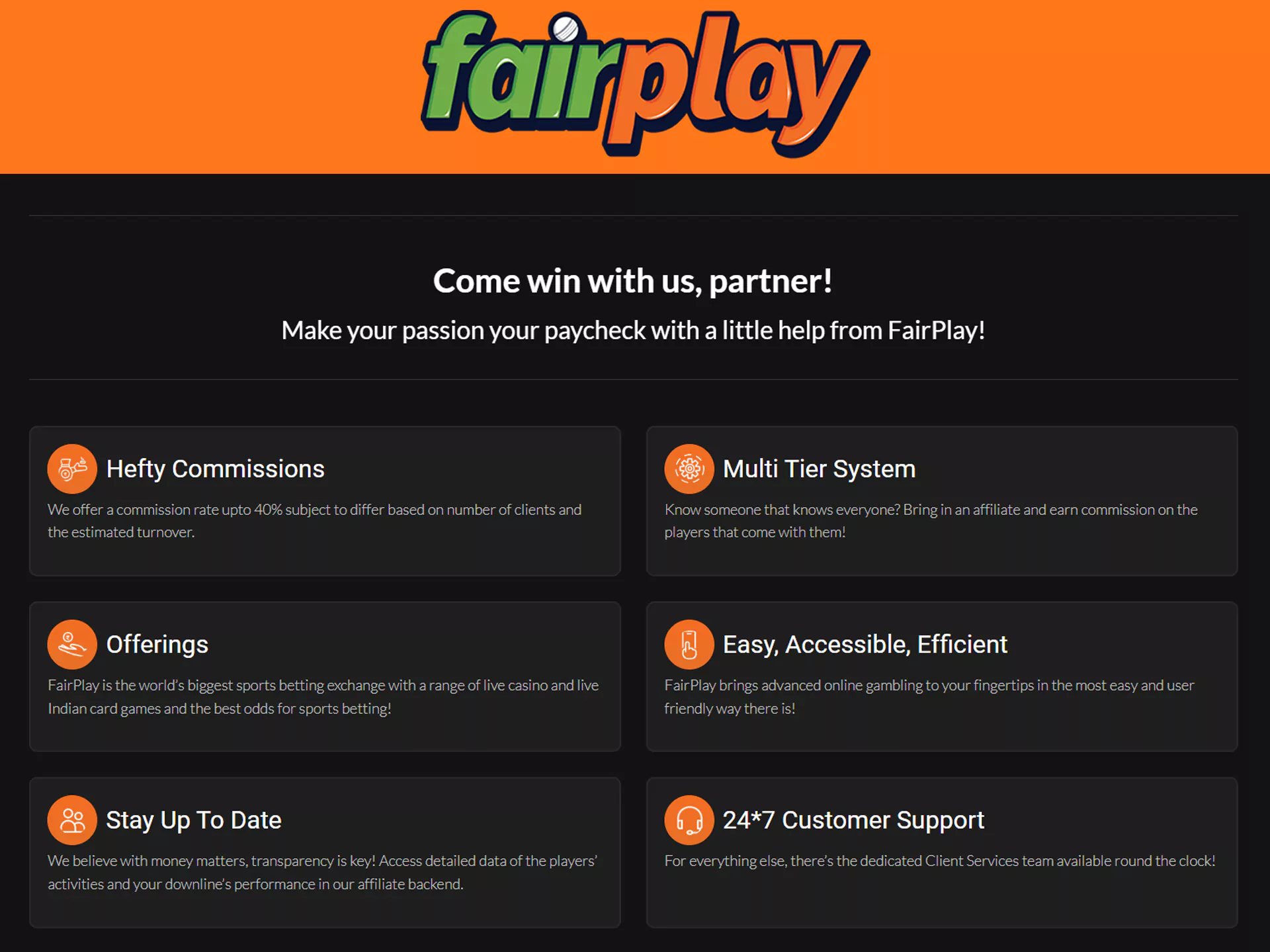 Get and give betting support with Fairlay.