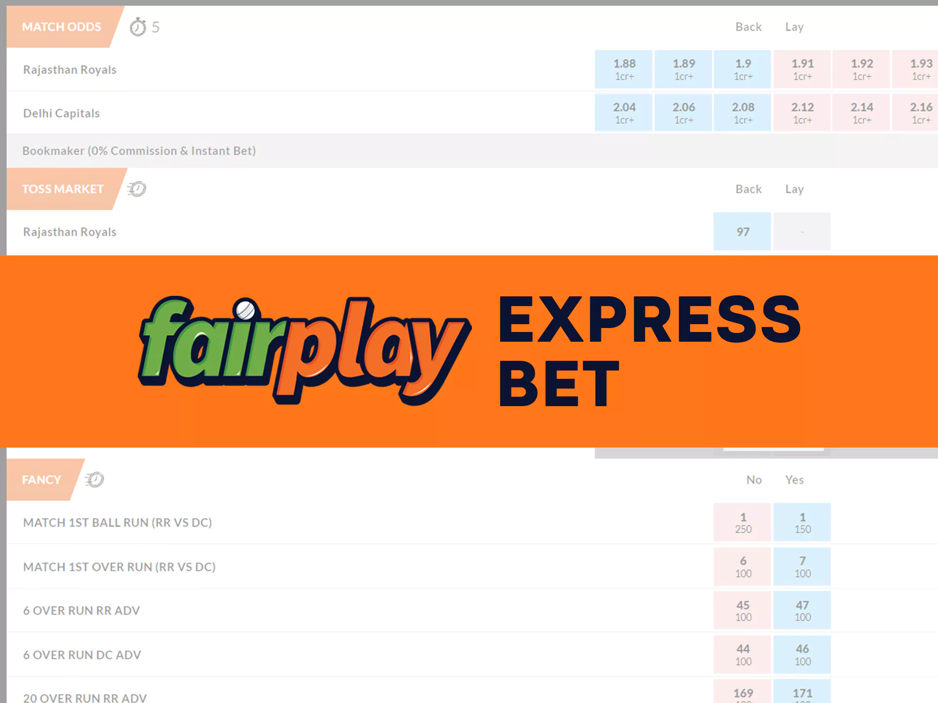 Quick bets at Fairplay.