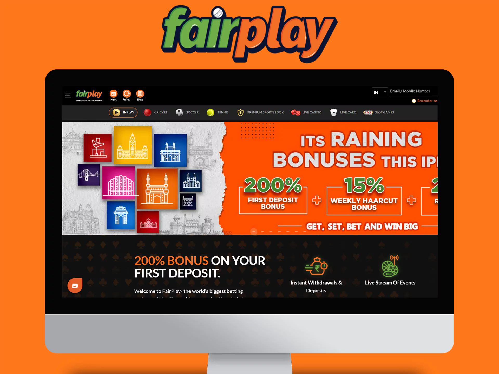 Use all of the Fairplay IN functions with your PC.