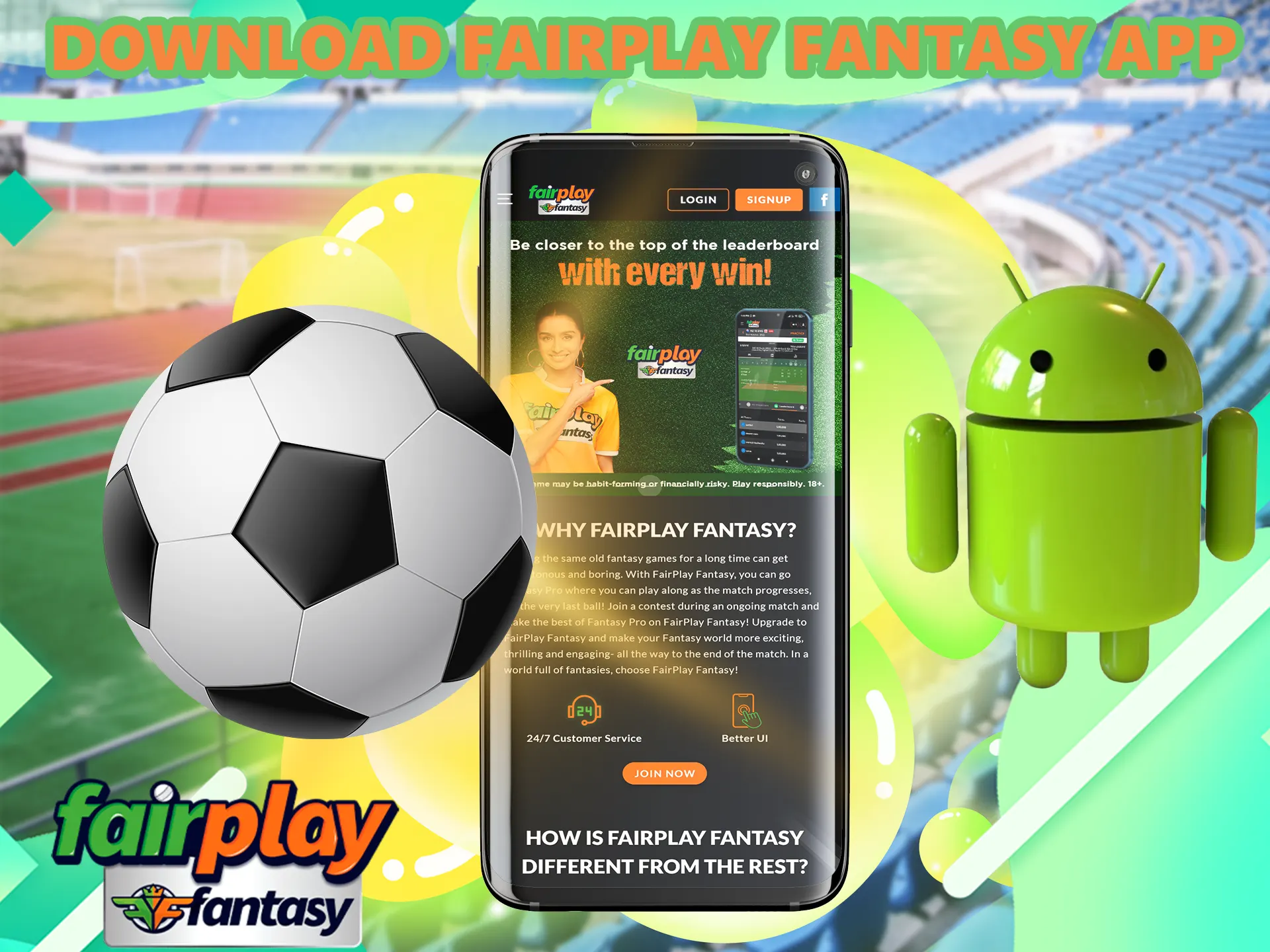 If you want to play comfortably with friends wherever you like, the Fairplay Fantasy app can help.