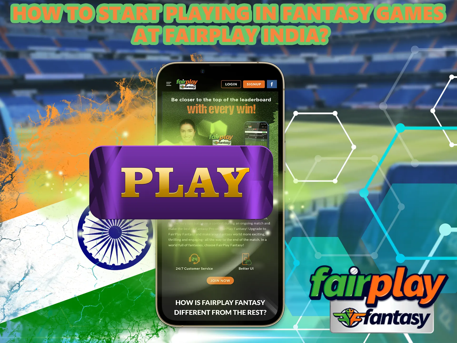 The Fairplay Fantasy app can be accessed and enjoyed by anyone with a smartphone at no extra cost, as long as the player is over 18 years old.