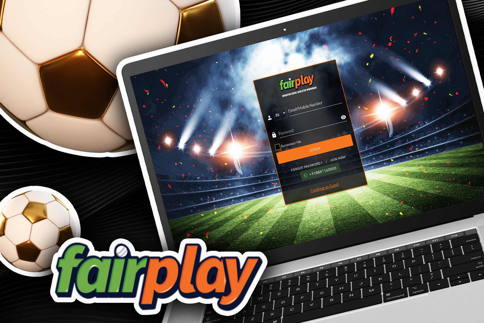 Log in to Fairplay to get access to your account.