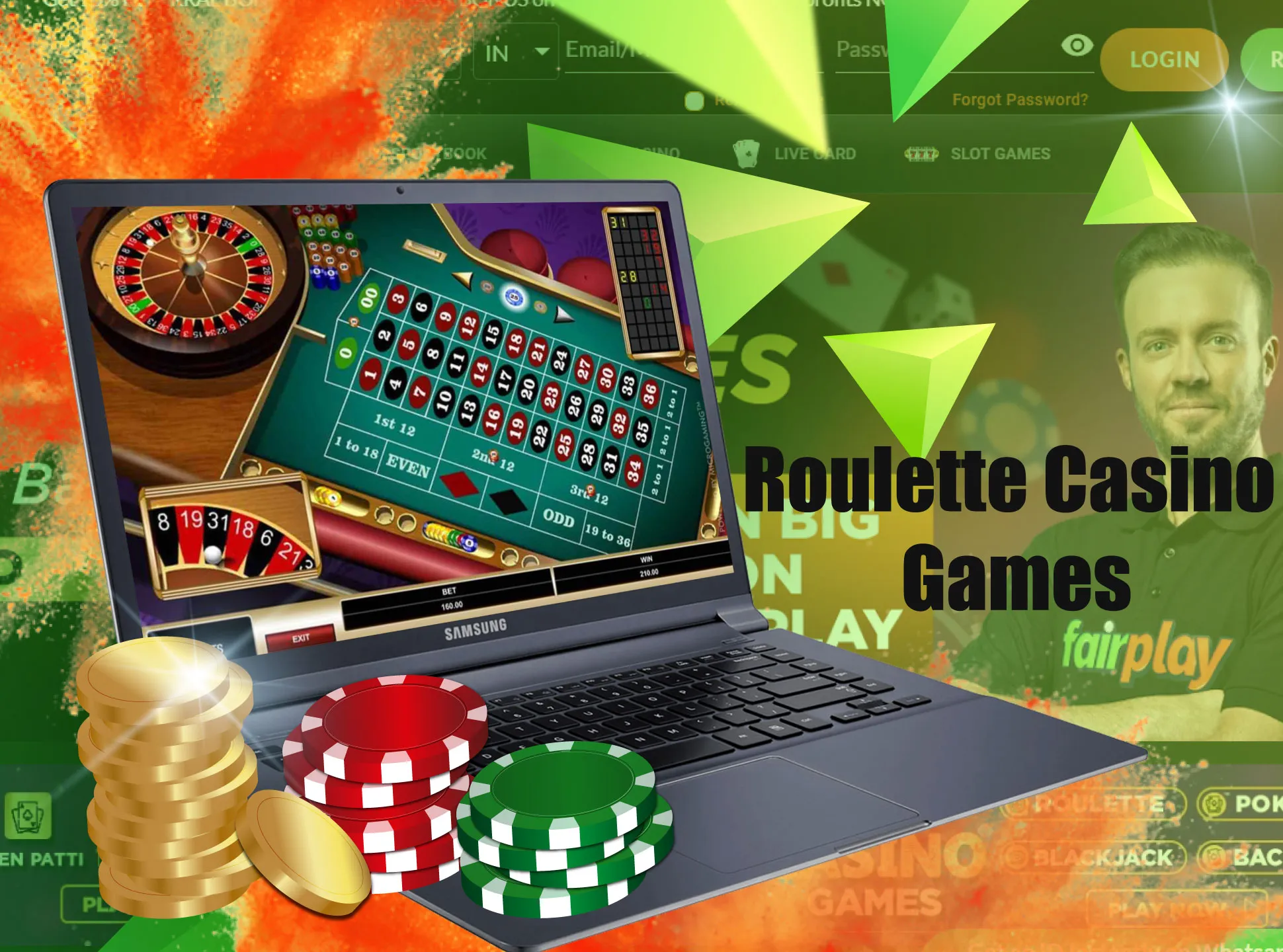 There are different types of roulette - french, european and american.